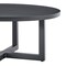 Armen Living Argiope Outdoor Patio Round Coffee Table in Gray Aluminum 840254332560 - alternate 2